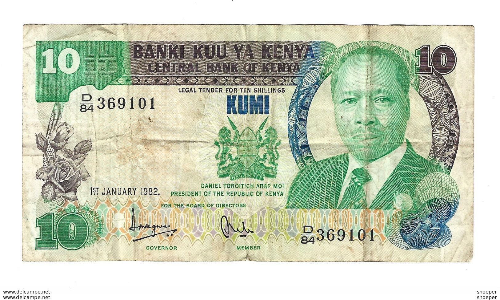 *kenya 20 Shillings 1982   20b - Kenia