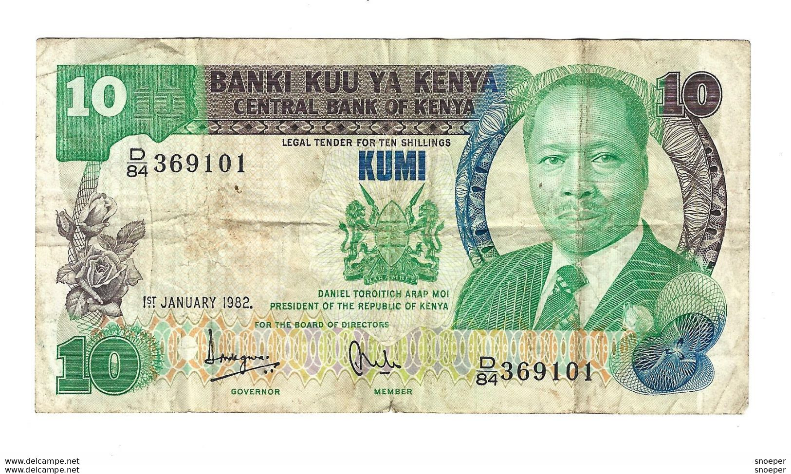 *kenya 20 Shillings 1982   20b - Kenya