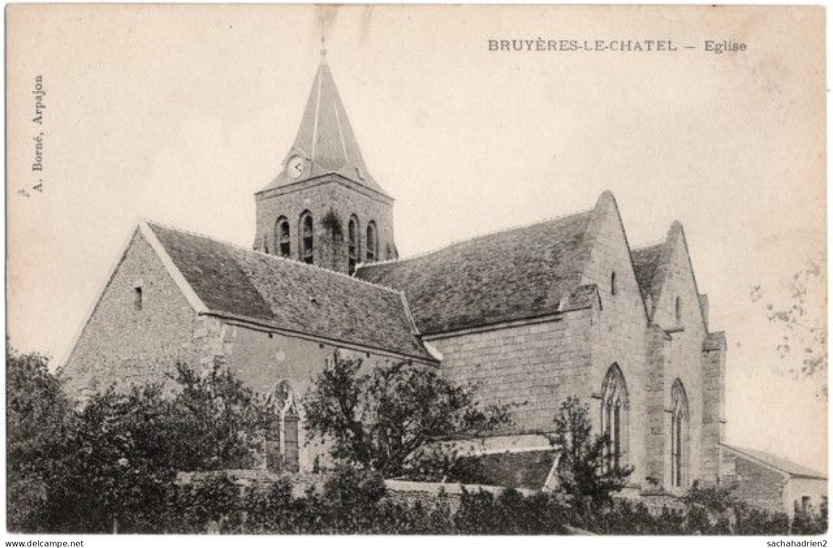 91. BRUYERES-LE-CHATEL. Eglise - Bruyeres Le Chatel