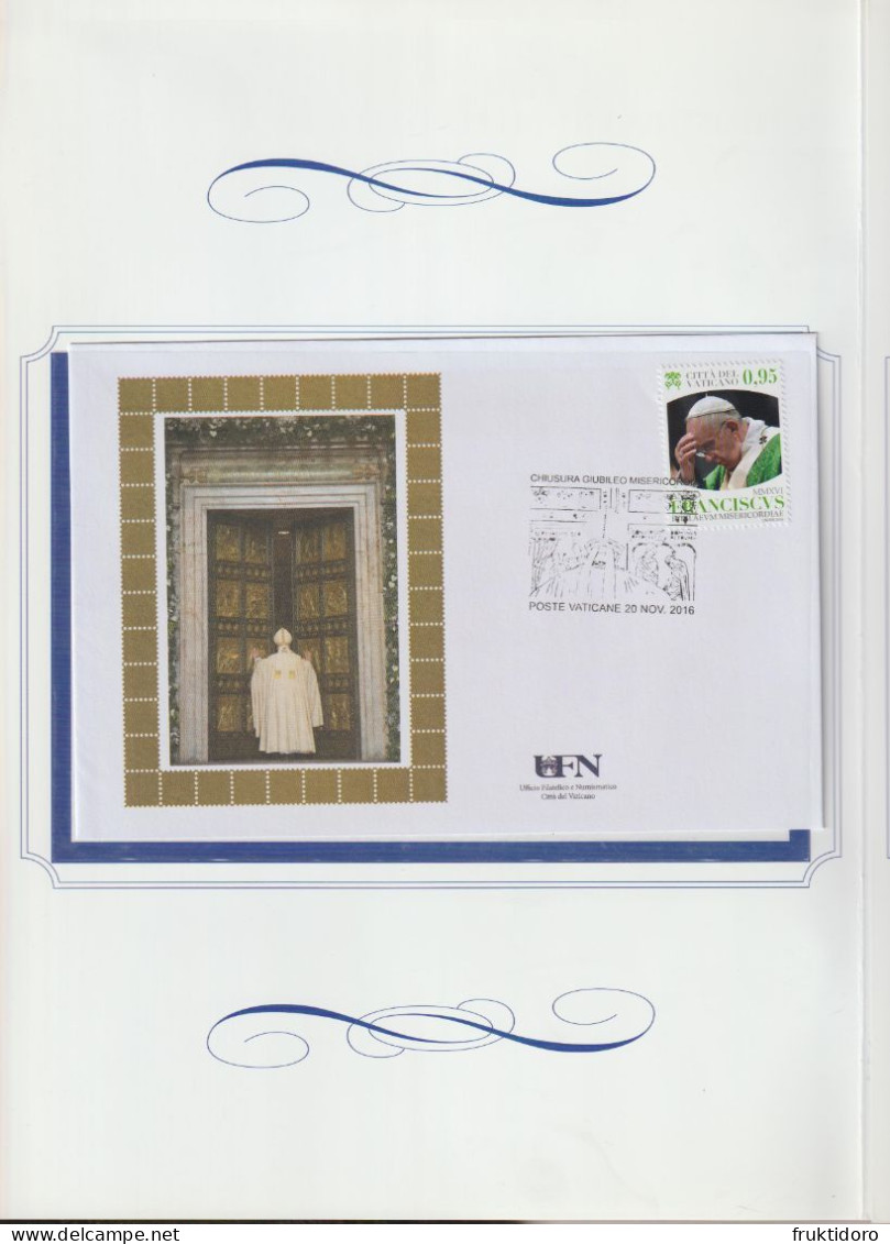 Vatican City Joint Philatelic Folder "Conclusion Of The Jubilee Of Mercy" 2016 - Verzamelingen