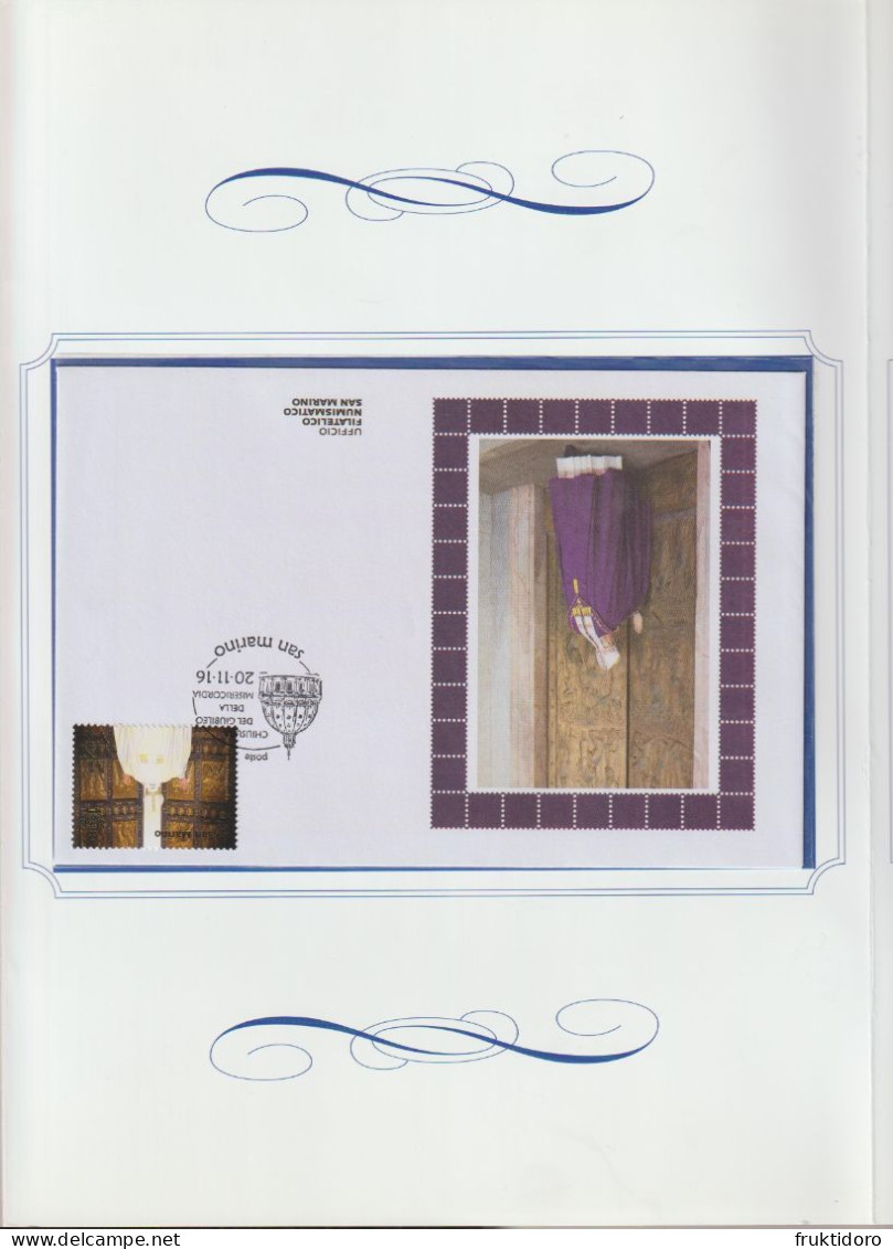 Vatican City Joint Philatelic Folder "Conclusion Of The Jubilee Of Mercy" 2016 - Sammlungen