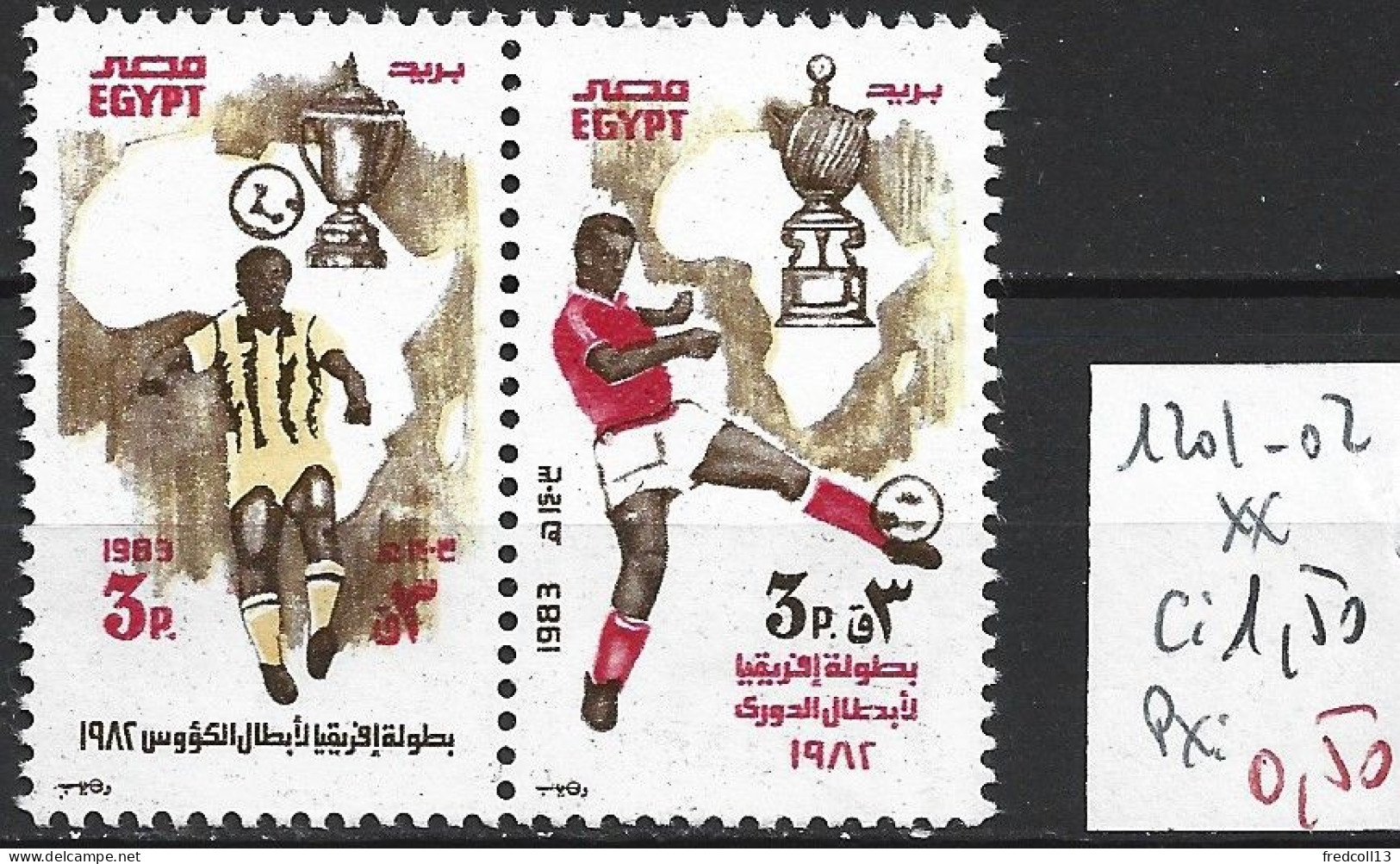 EGYPTE 1201-02 ** Côte 1.50 € - Unused Stamps