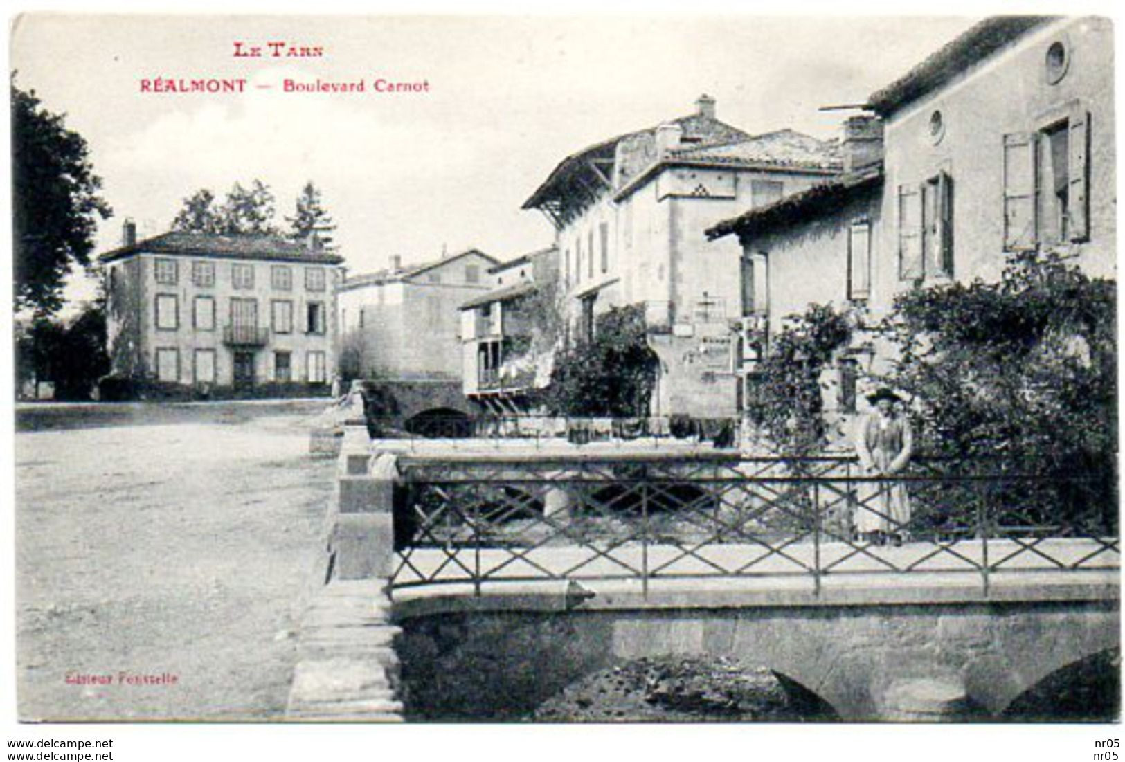 81 - REALMONT - Boulevard Carnot  ( Tarn ) - Realmont