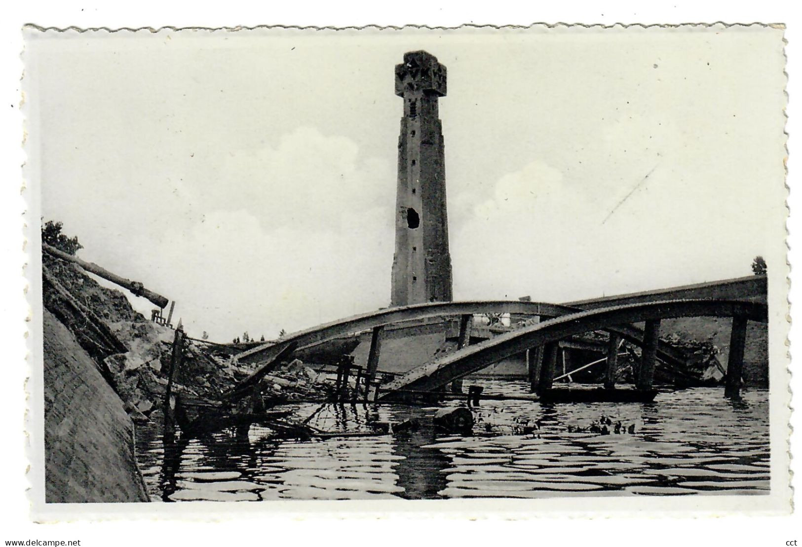 Diksmuide  Op 28 Mei 1940 Werd De Hooge Brug Opgeblazen - Diksmuide