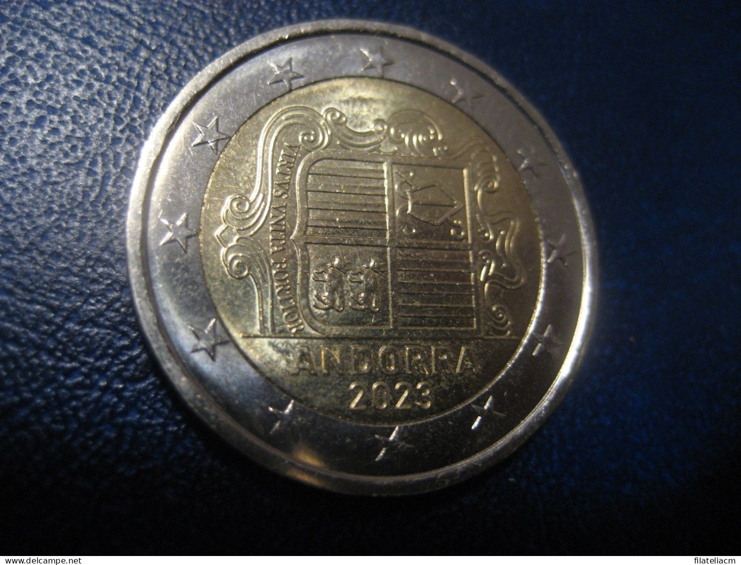 2 EUR 2023 Coat Of Arms ANDORRA Andorre Spain France Area Good Condition Euro Coin - Andorre