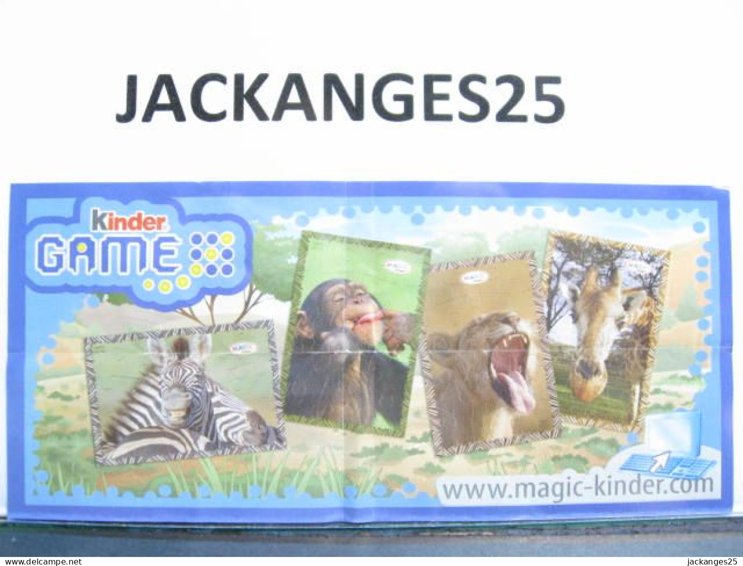 KINDER MPG DE 154 A GIRAFE PUZZLE  2008 + BPZ - Puzzles