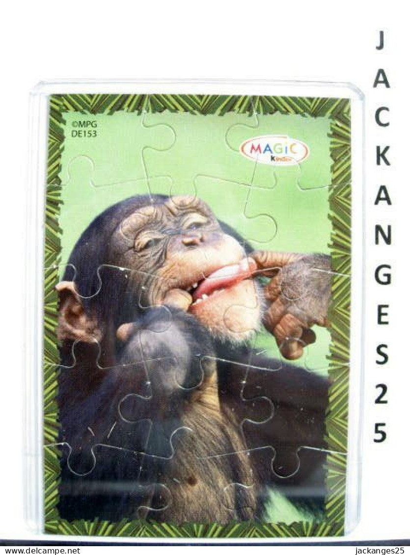 KINDER MPG DE 153 A SINGE PUZZLE  2008 + BPZ - Puzzles