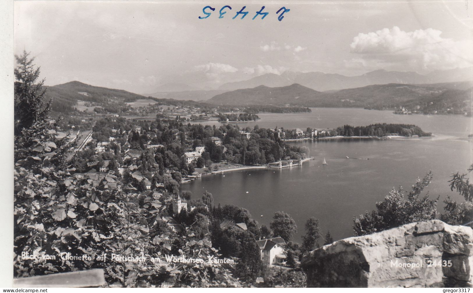 E1997) Blick Vom GLORIETTE Auf PÖRTSCHACH Am Wörthersee - Kärnten - Tolle FOTo AK - Alt ! - Pörtschach