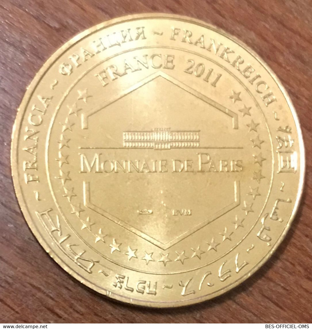 13 MARSEILLE PALAIS LONGCHAMP MDP 2011 MÉDAILLE SOUVENIR MONNAIE DE PARIS JETON TOURISTIQUE MEDALS TOKENS COINS - 2011