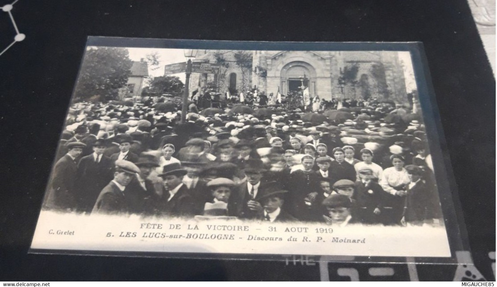 Carte  Postale N5 LES  LUCS SUR BOULONGNE  Fête De La Victoire 31 Aout 1919 - Les Lucs Sur Boulogne