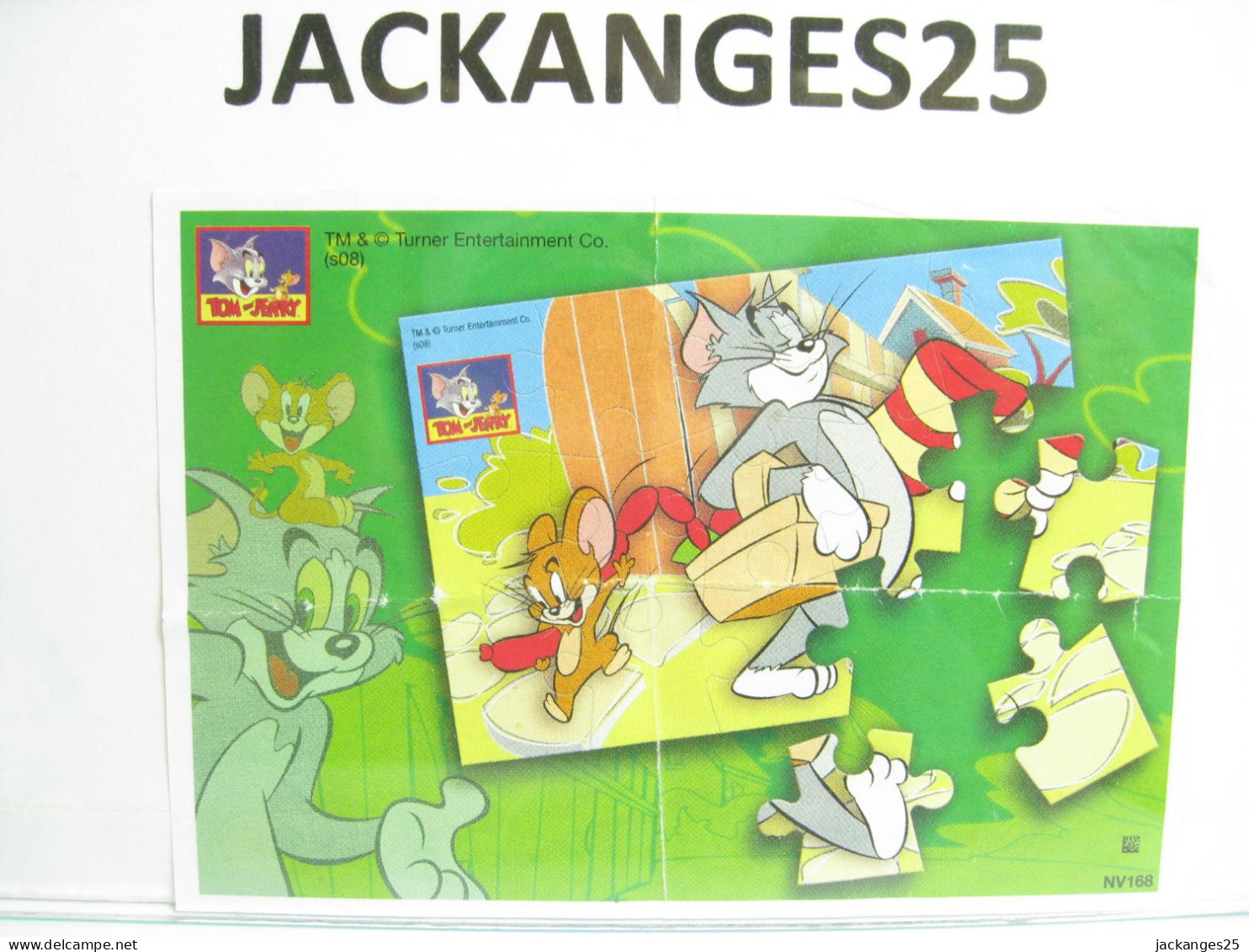 KINDER MPG NV 168 TOM ET JERRY PUZZLE  2008 + BPZ - Puzzles