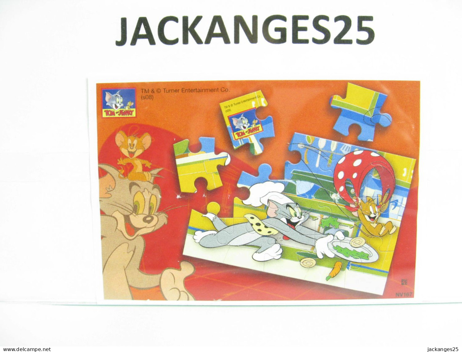 KINDER MPG NV 167 TOM ET JERRY PUZZLE  2008 + BPZ - Rompecabezas