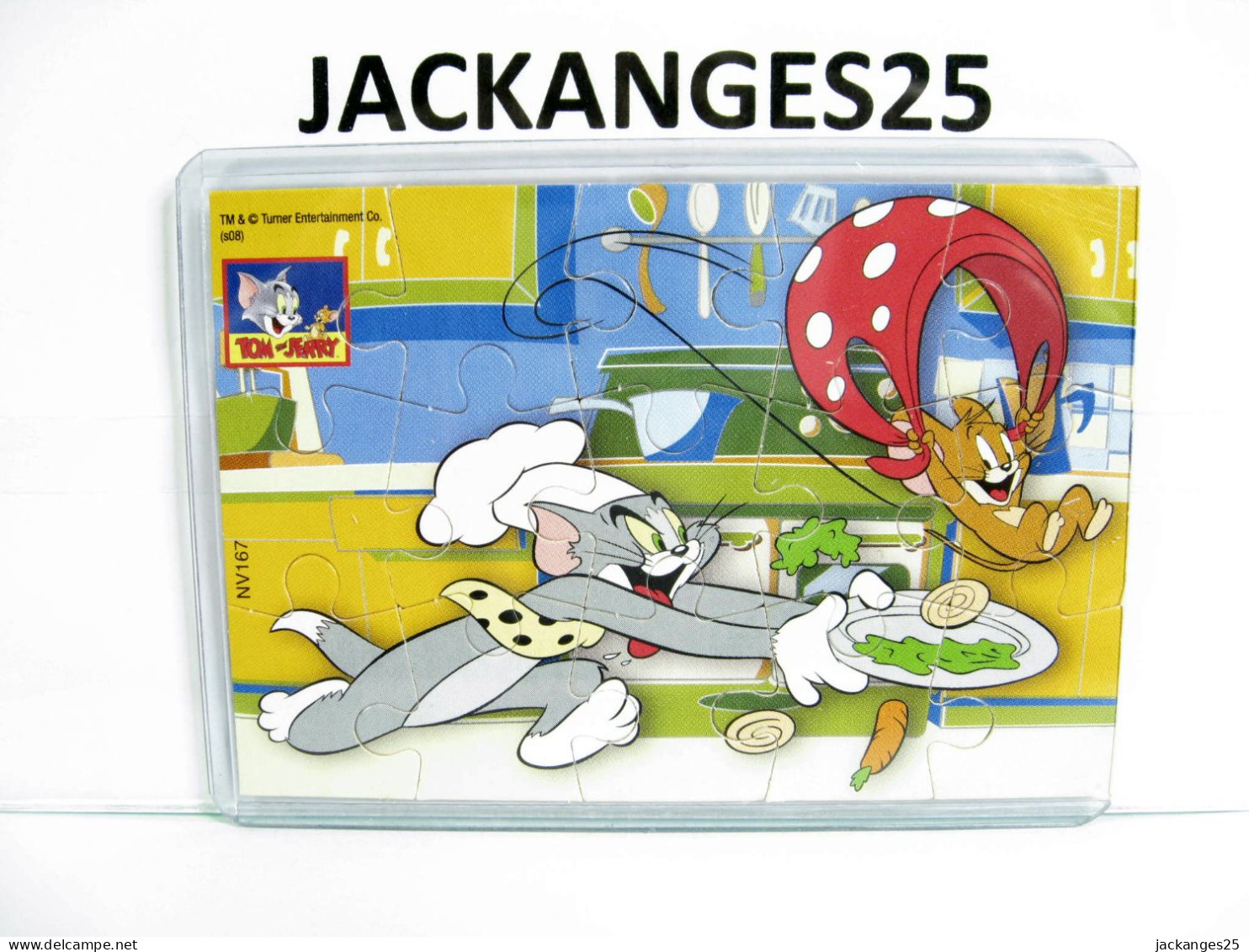 KINDER MPG NV 167 A TOM ET JERRY PUZZLE  2008 + BPZ - Puzzles