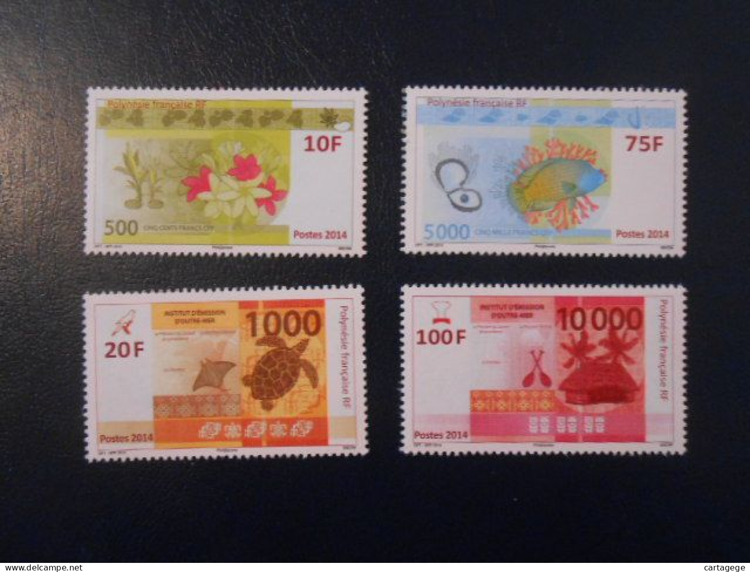 POLYNESIE YT 1048/1051 NOUVEAUX BILLETS FRANCS CFP** - Neufs