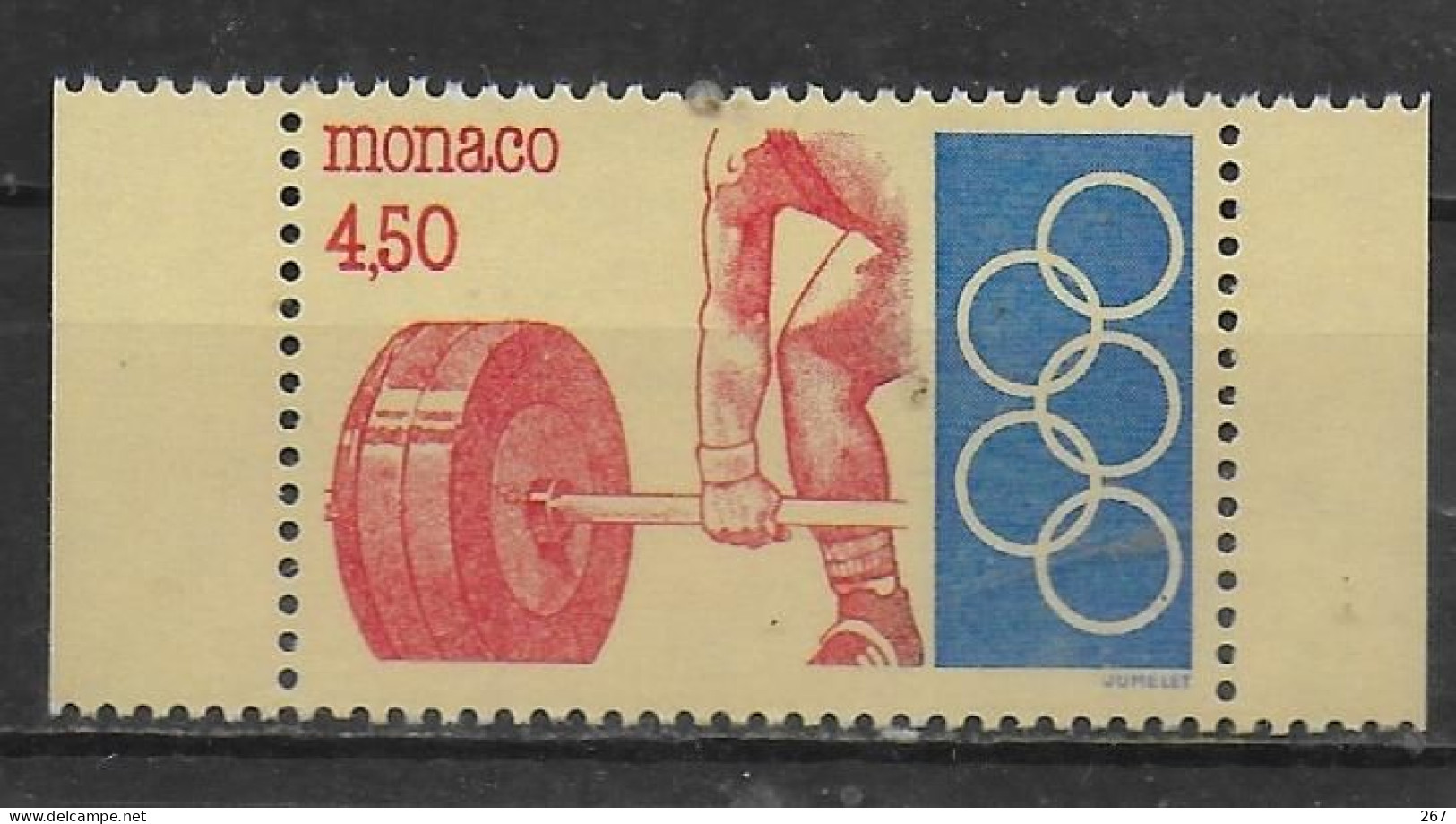 MONACO  N°  1902 * *  ( Carnet ) Jo   Halterophilie - Weightlifting