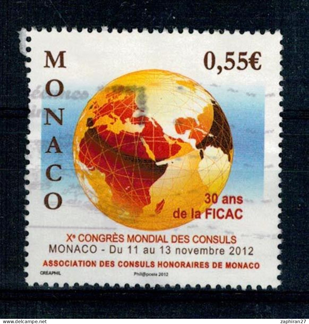 2012 MONACO CONGRES DES CONSULS OBLITERE  #234# - Oblitérés