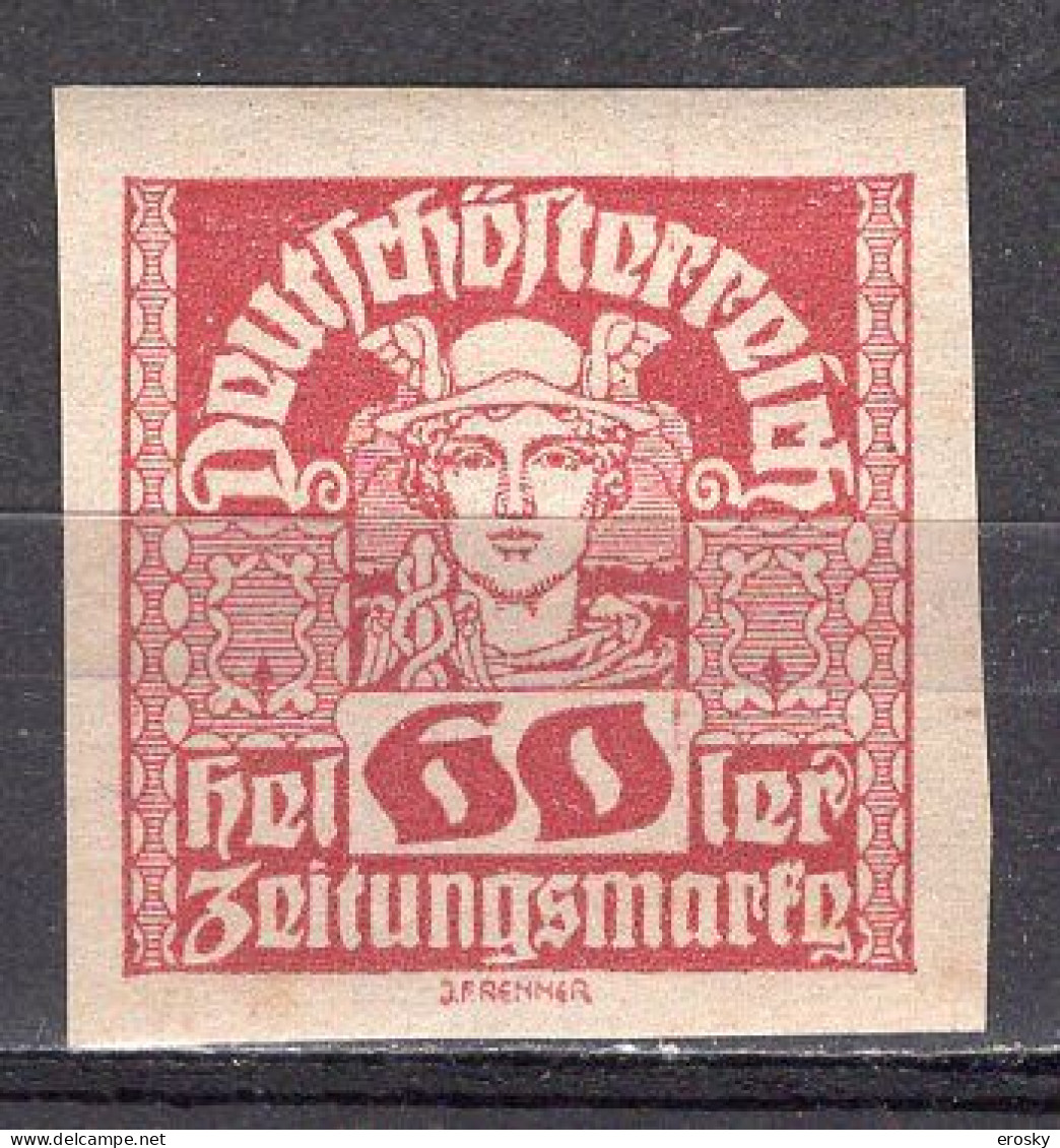 K4768 - AUSTRIA JOURNAUX Yv N°49 * - Dagbladen