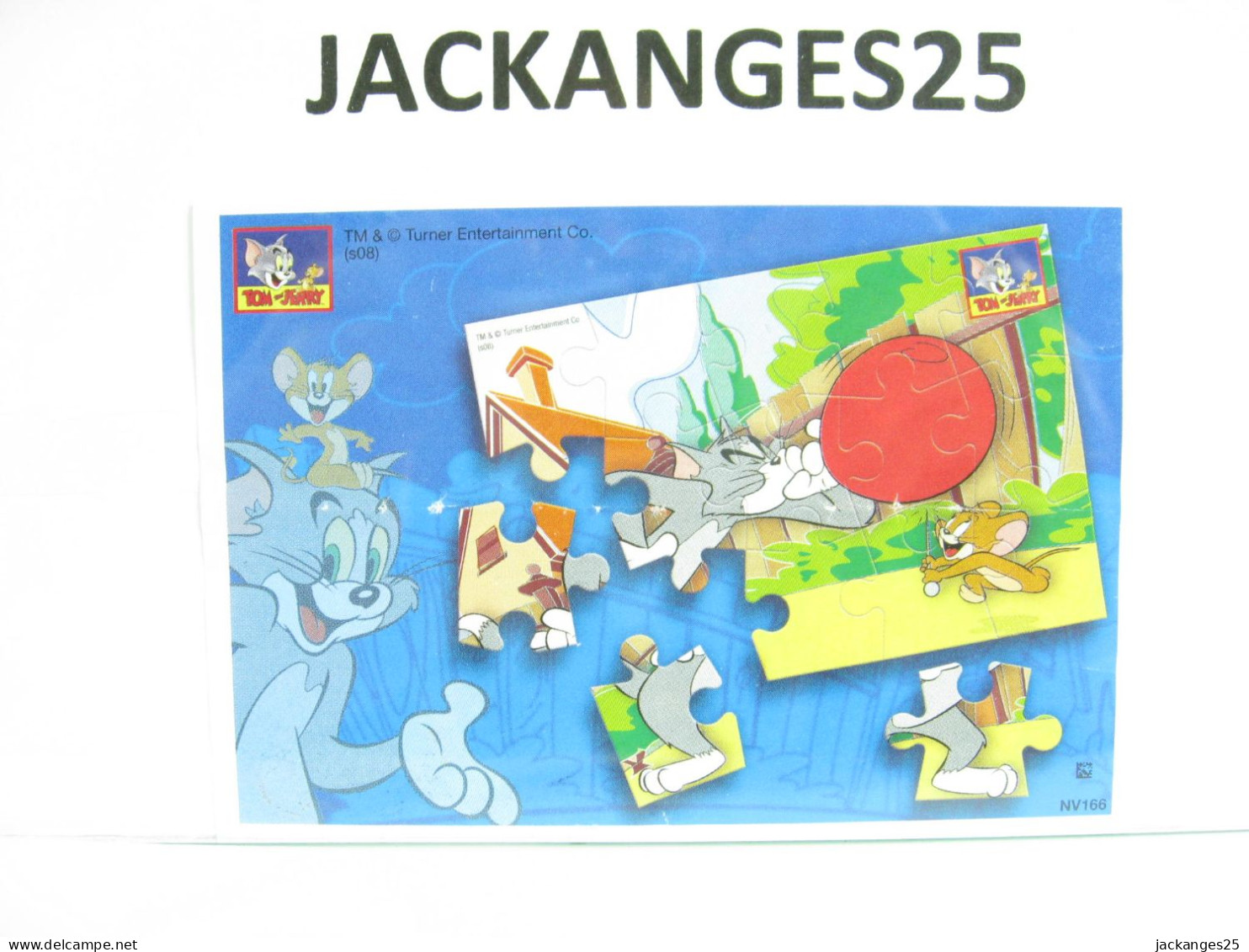 KINDER MPG NV 166 TOM ET JERRY PUZZLE  2008 + BPZ - Puzzles