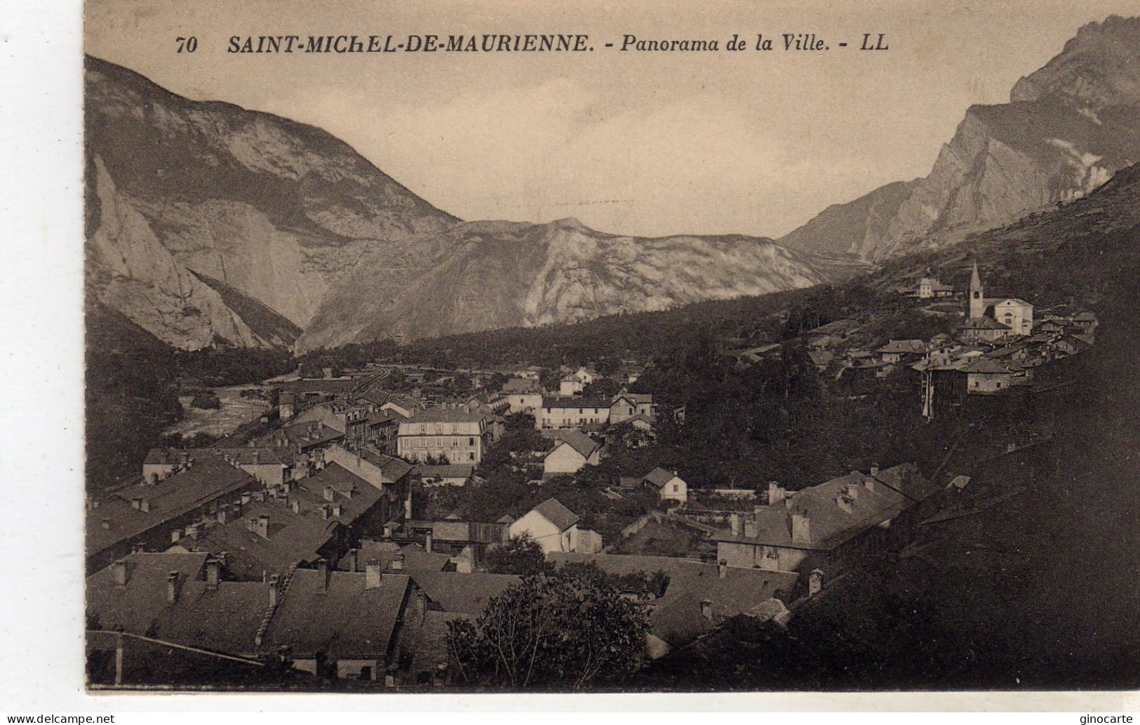 St Saint Michel De Maurienne Panorama De La Ville - Saint Michel De Maurienne