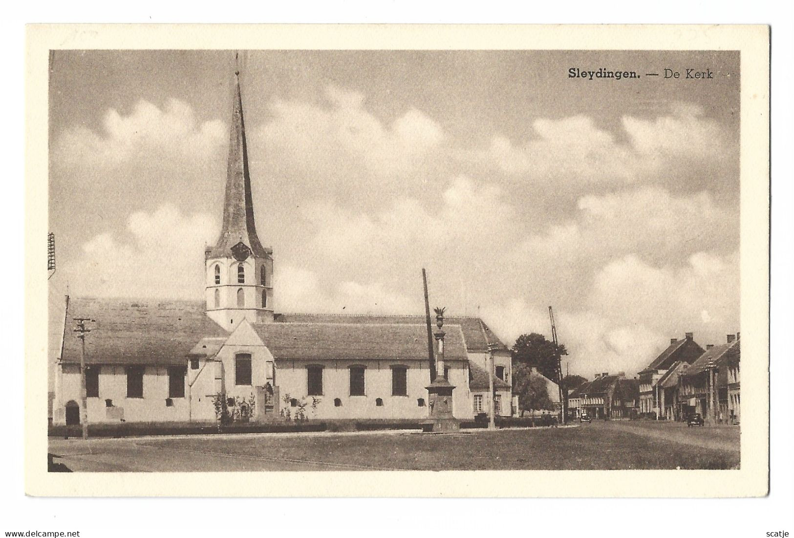 Sleydingen.   -   De Kerk - Evergem