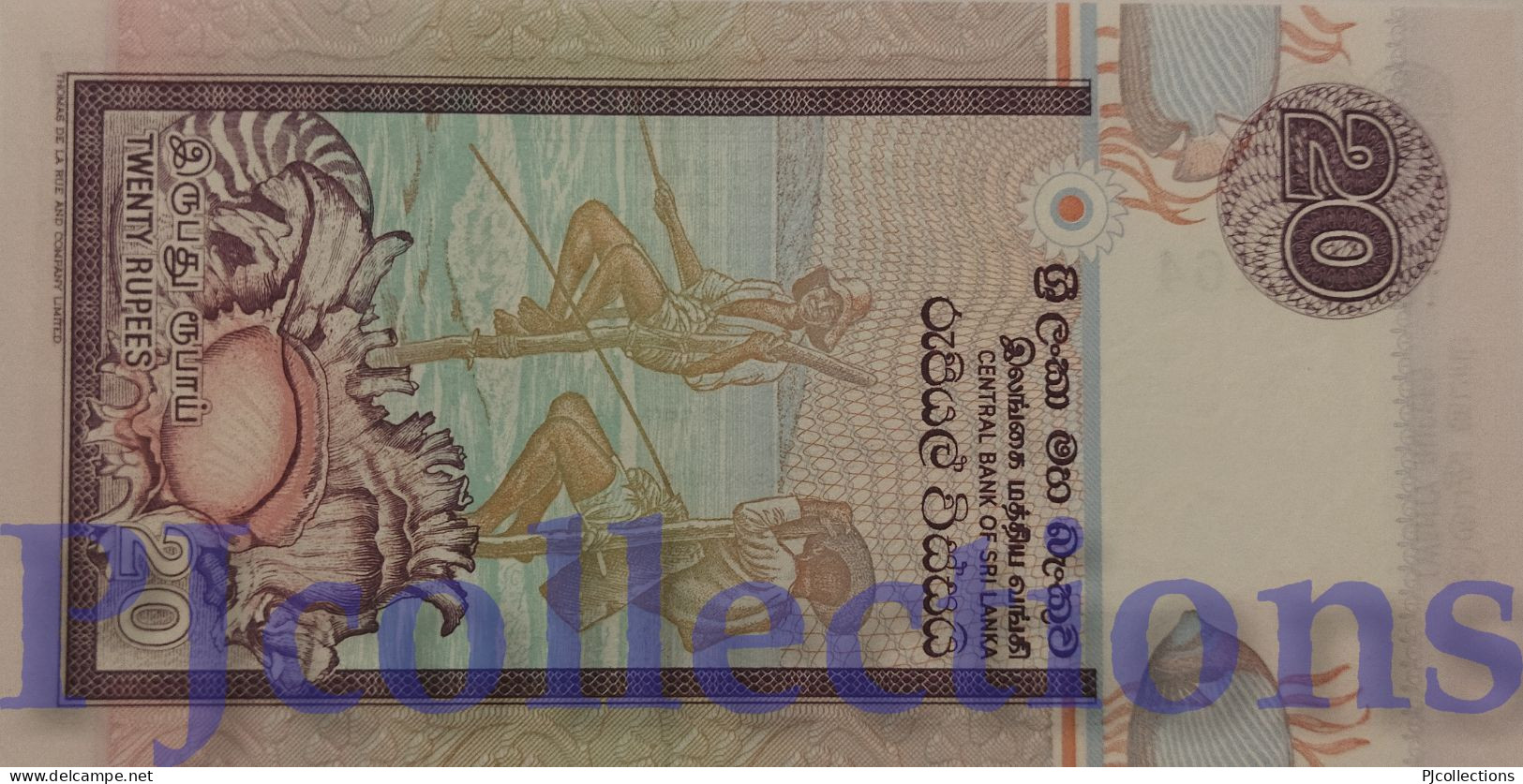 SRI LANKA 20 RUPEES 1991 PICK 103a UNC - Sri Lanka