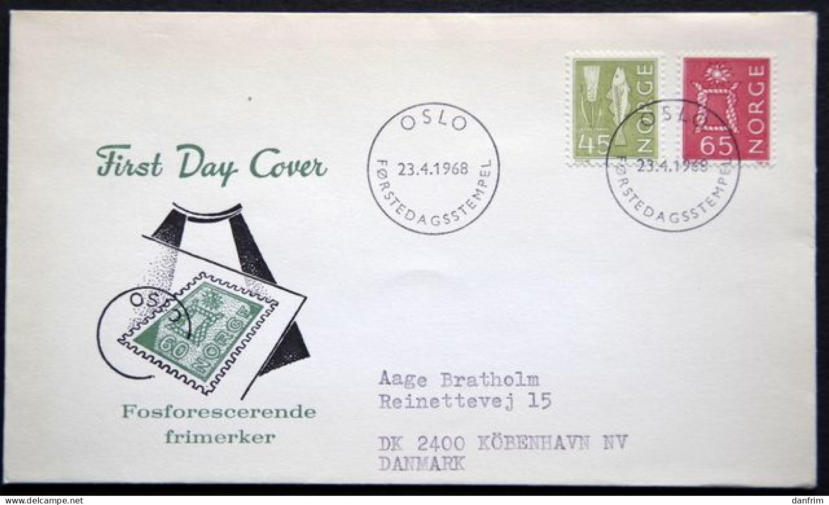 Norway 1968    MiNr.566-67  FDC  (lot 6072) - FDC