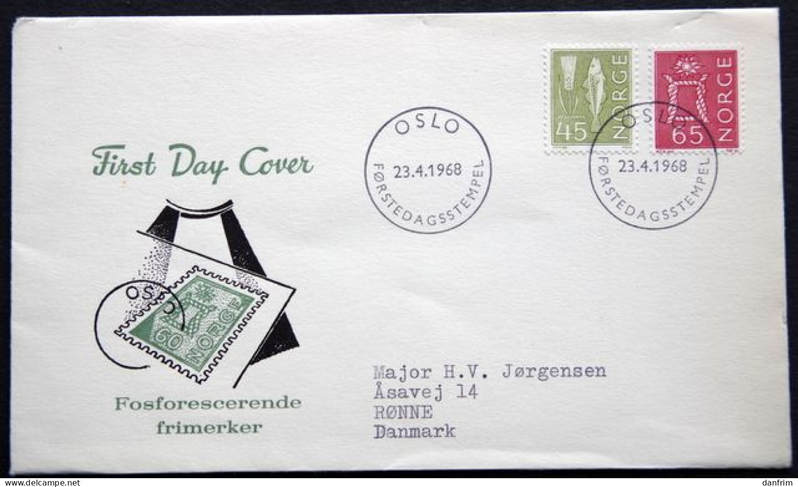 Norway 1968    MiNr.566-67  FDC  (lot 6005) - FDC