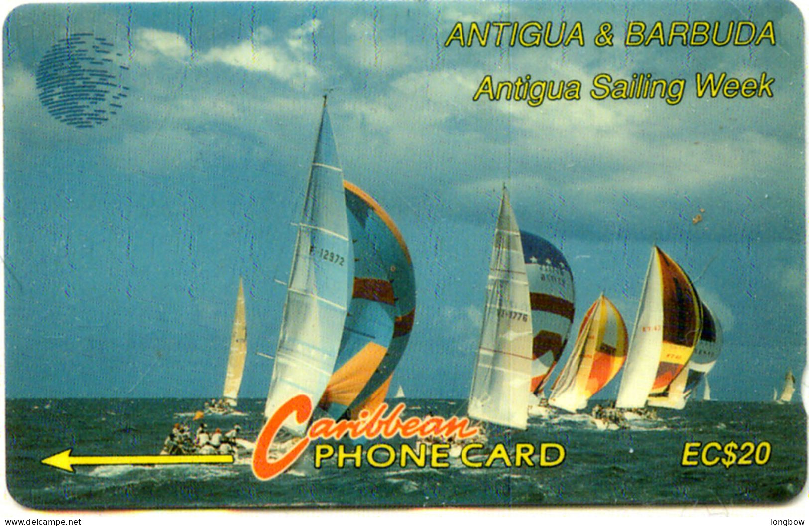 ANTIGUA & BARBUDA-  13CATB-SAILING WEEK (white Streep) - Antigua And Barbuda