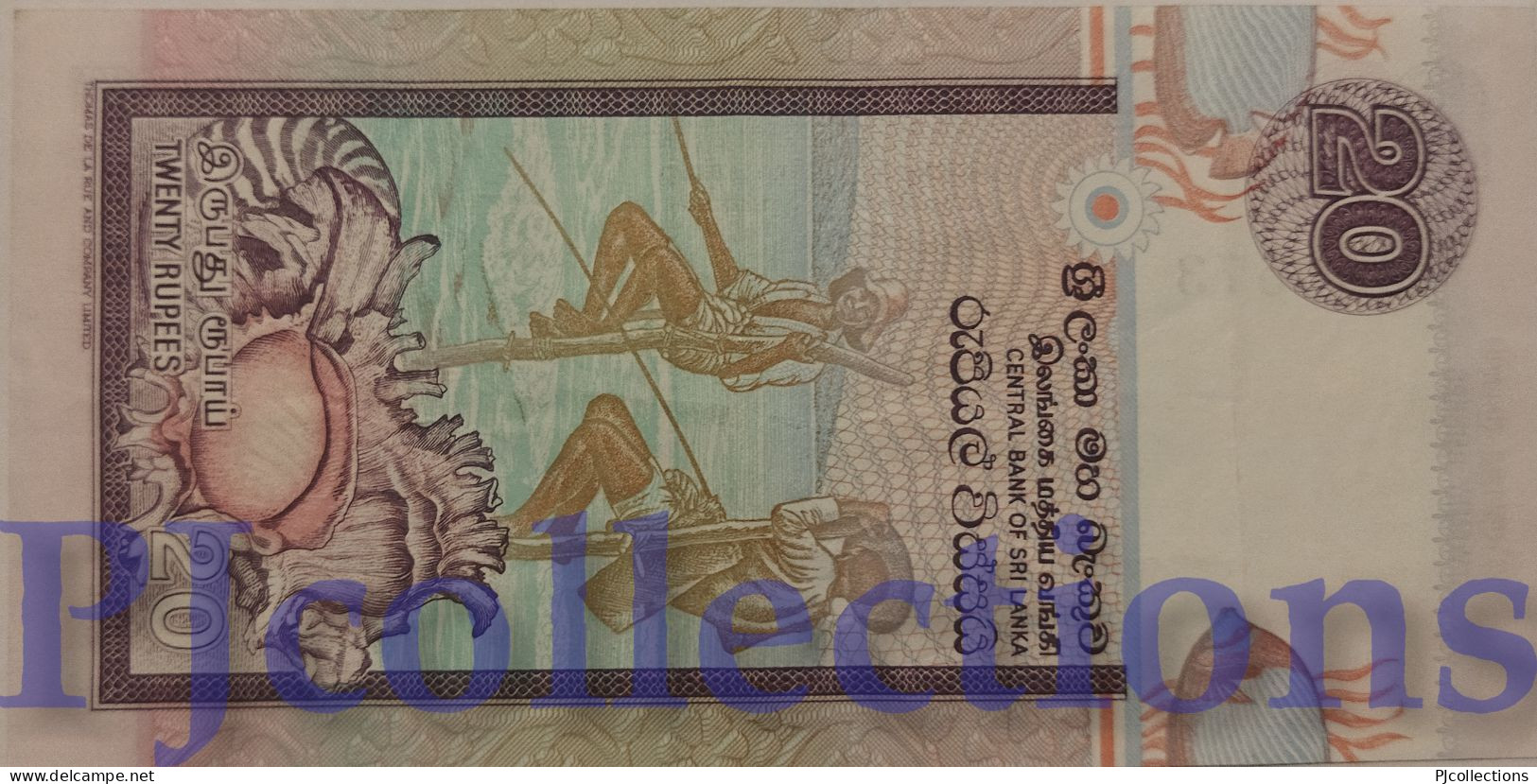 SRI LANKA 20 RUPEES 1991 PICK 103a VF - Sri Lanka