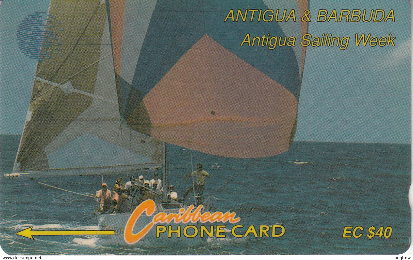 ANTIGUA & BARBUDA-  13CATC-SAILING WEEK (white Streep) - Antigua U. Barbuda