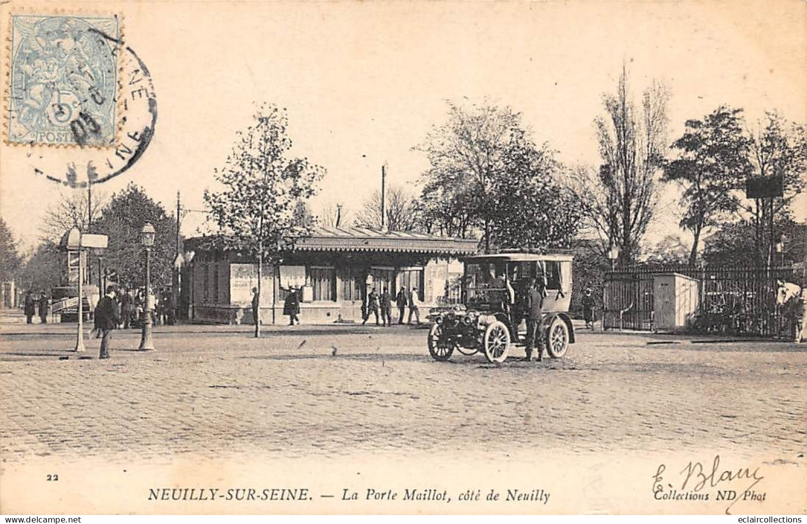 Neuilly Sur Seine        92       Porte Maillot. Côté Neuilly     N° 22  (voir Scan) - Neuilly Sur Seine