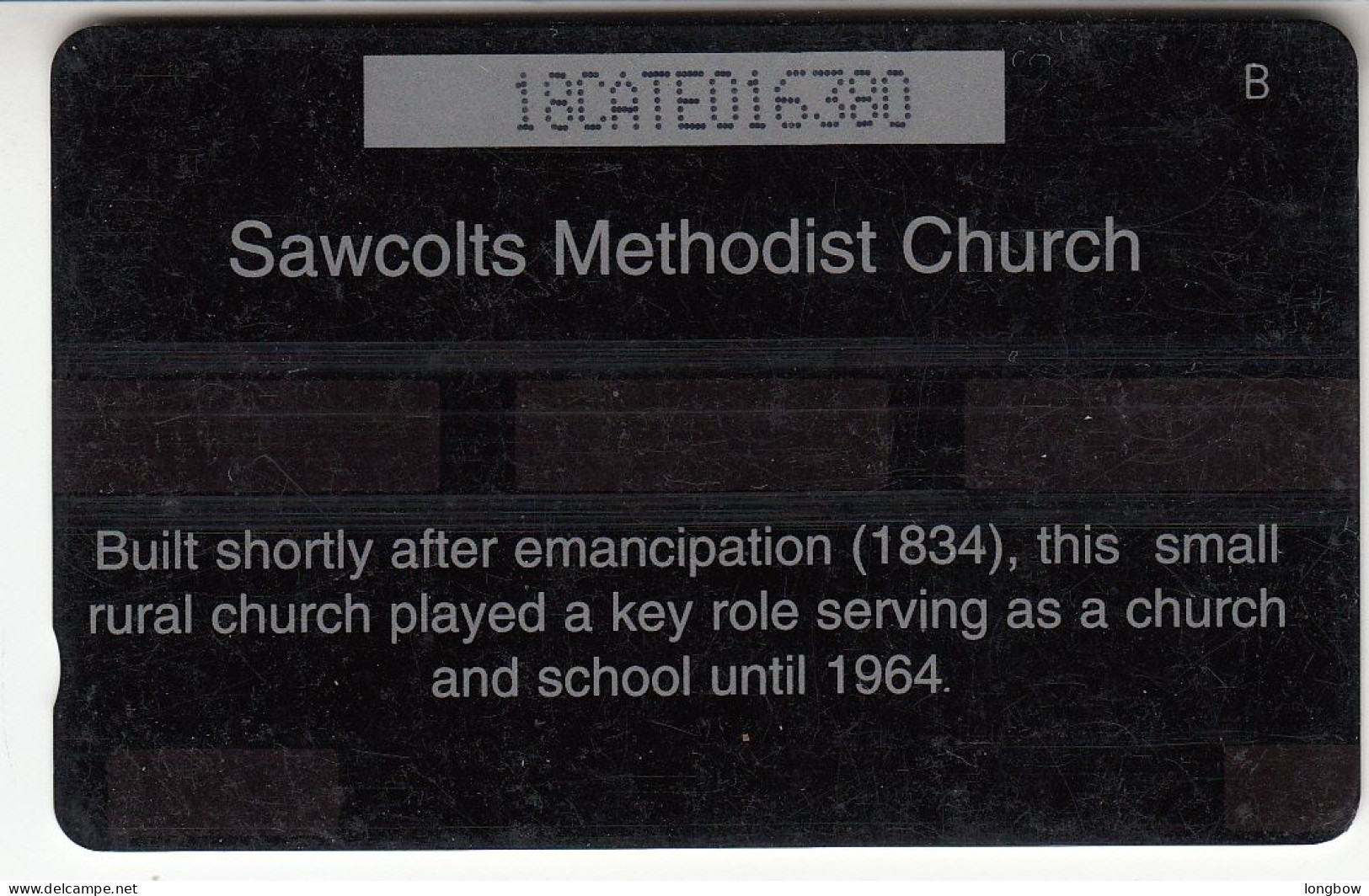 ANTIGUA  18CATE-SAWCOLTS METHODIST CHURCH - Antigua U. Barbuda