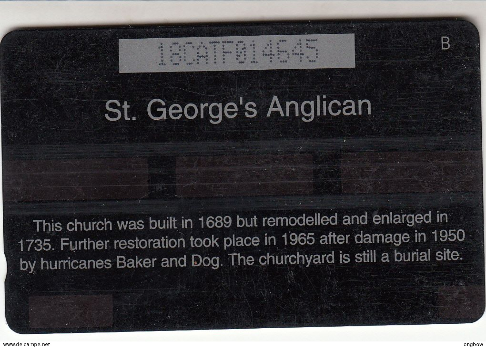 ANTIGUA  18CATF-ST.GEORGE'S ANGLICAN - Antigua Et Barbuda