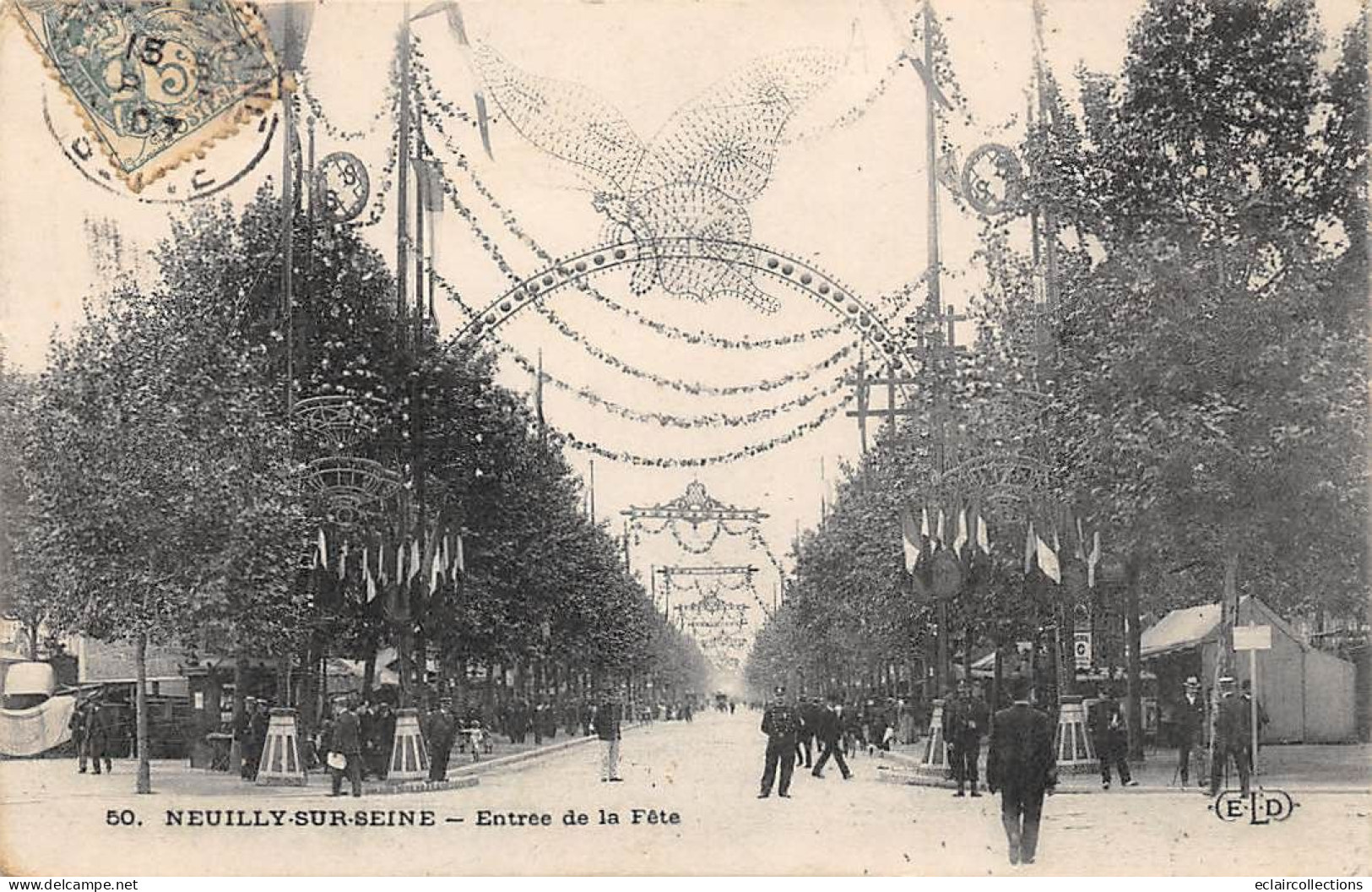 Neuilly Sur Seine        92       Entrée De La Fête     N°50   (voir Scan) - Neuilly Sur Seine