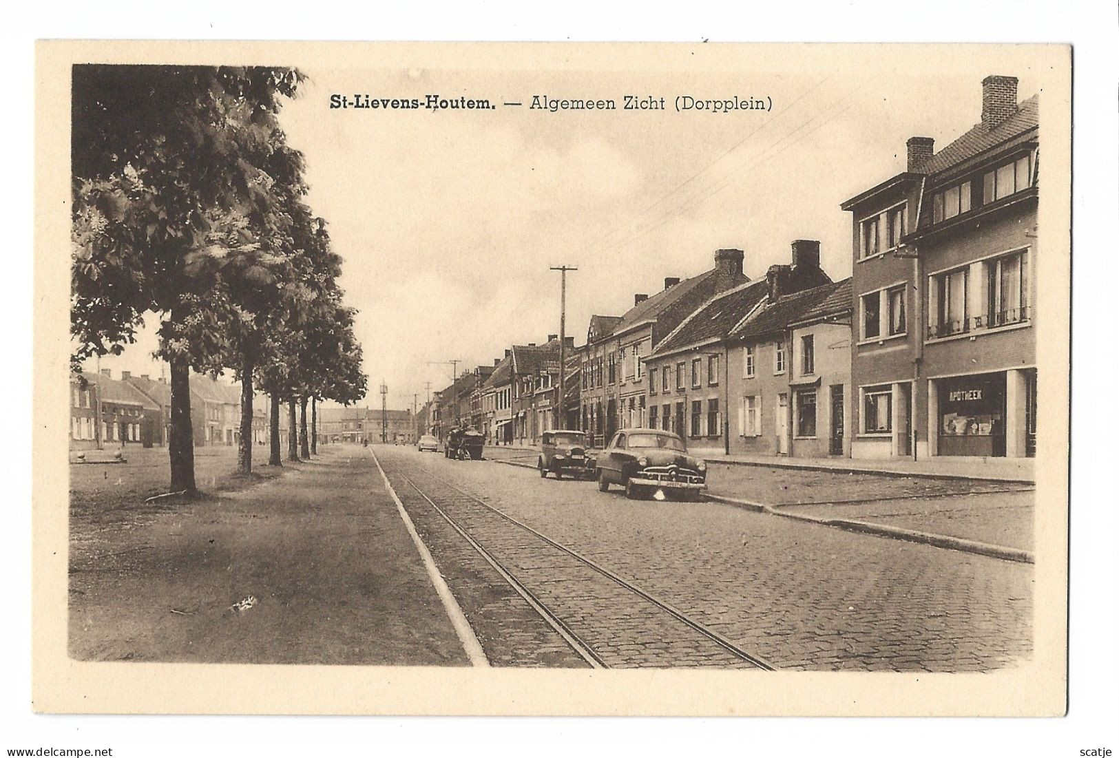 St-Lievens Houtem   -   Algemeen Zicht   (Dorpplein) - Sint-Lievens-Houtem