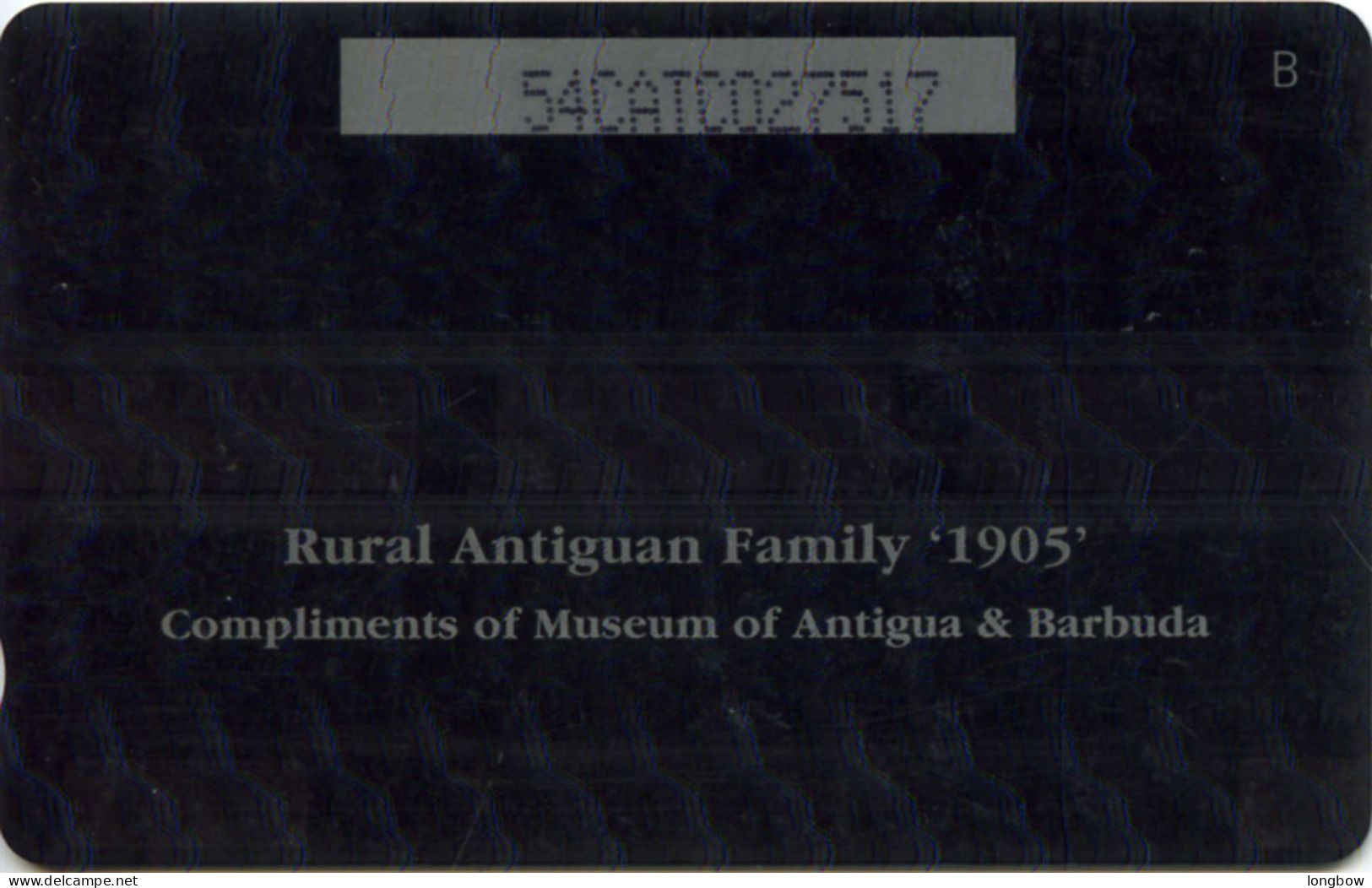 ANTIGUA & BARBUDA-  54CATC-RURAL ANTIGUANA FAMILY - Antigua E Barbuda