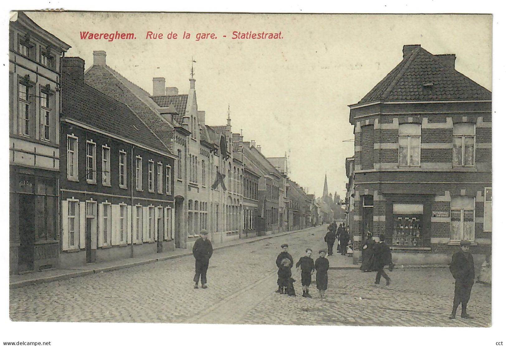 Waregem Waereghem  Rue De La Gare  Statiestraat - Waregem