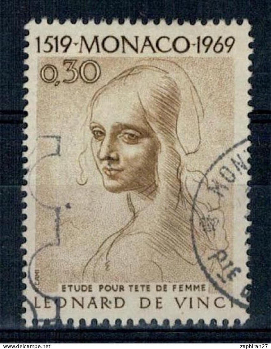 MONACO ETUDE TETE DE FEMME LEONARD DE VINCI OBLITERE  #234# - Used Stamps