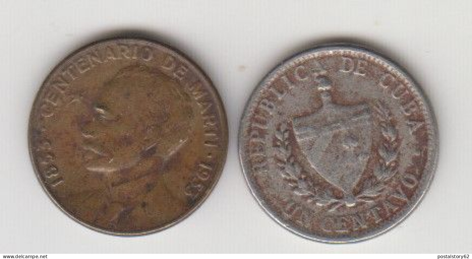 Cuba, 1 Centavo 1946 + 1 Centavo 1953 - Kuba