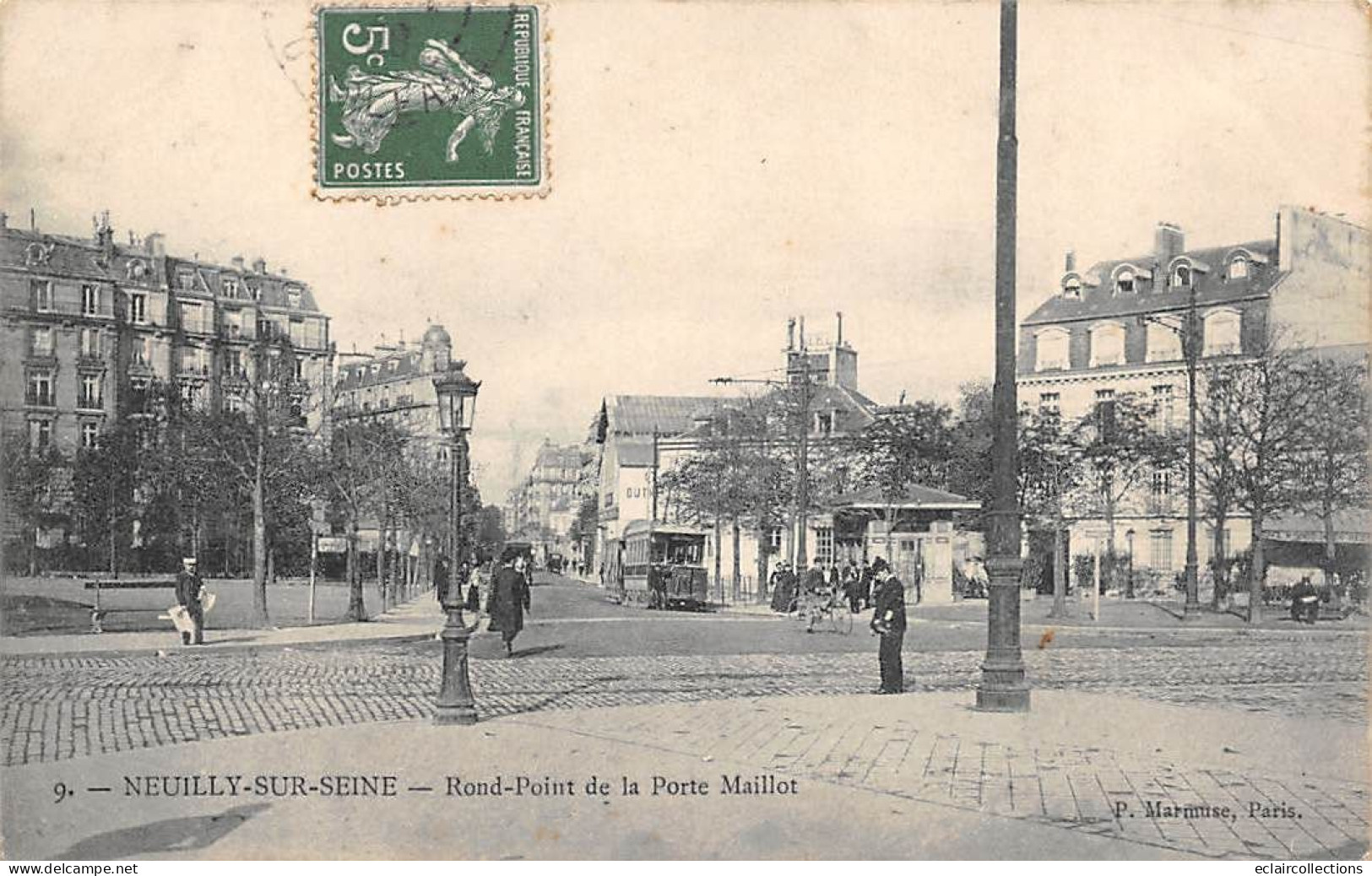 Neuilly Sur Seine        92        Porte Maillot.  Rond Point  N° 9    (voir Scan) - Neuilly Sur Seine