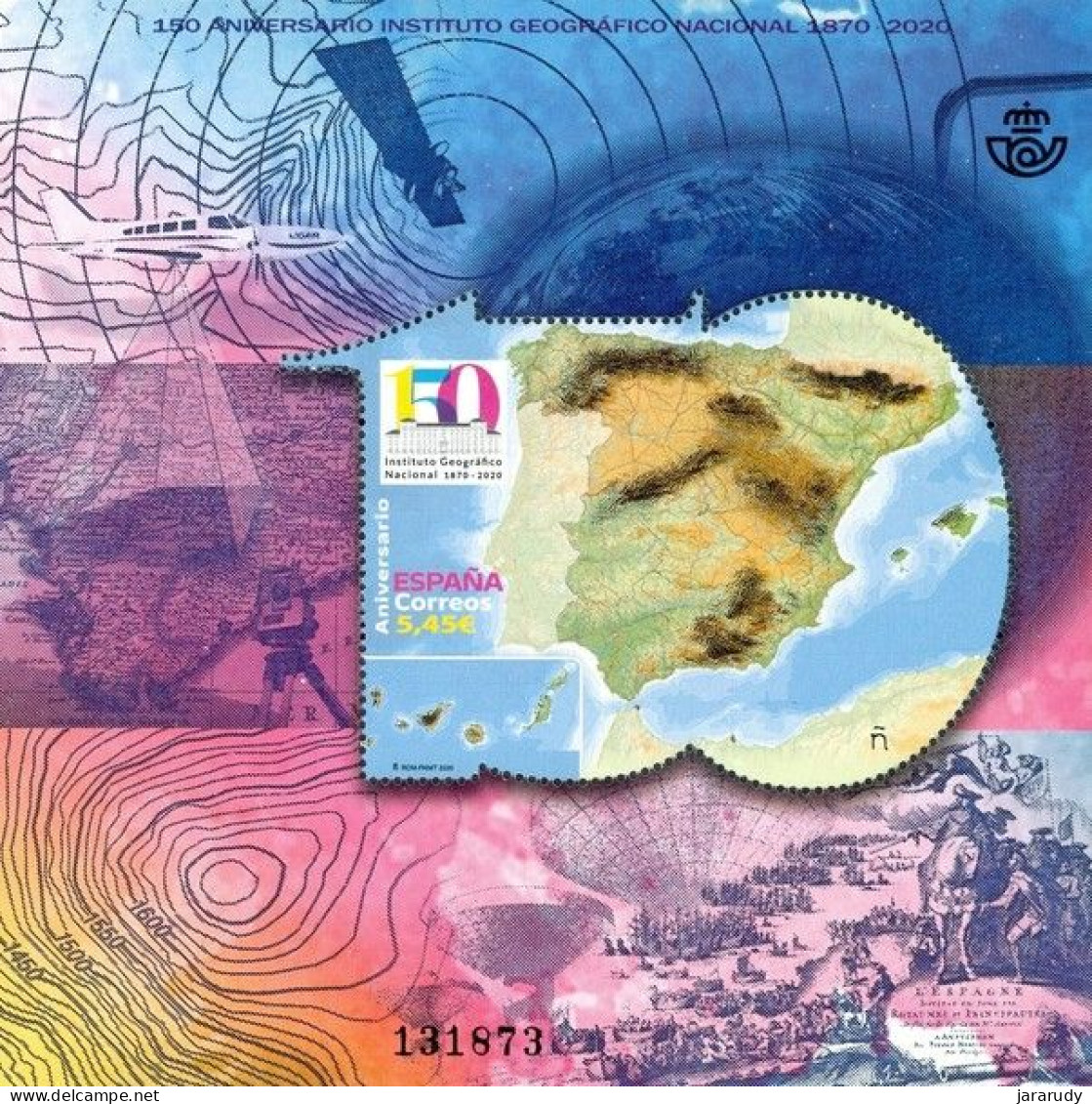 ESPAÑA HB ANIVERSARIO 2020 Yv F 5177 MNH - Blocs & Feuillets