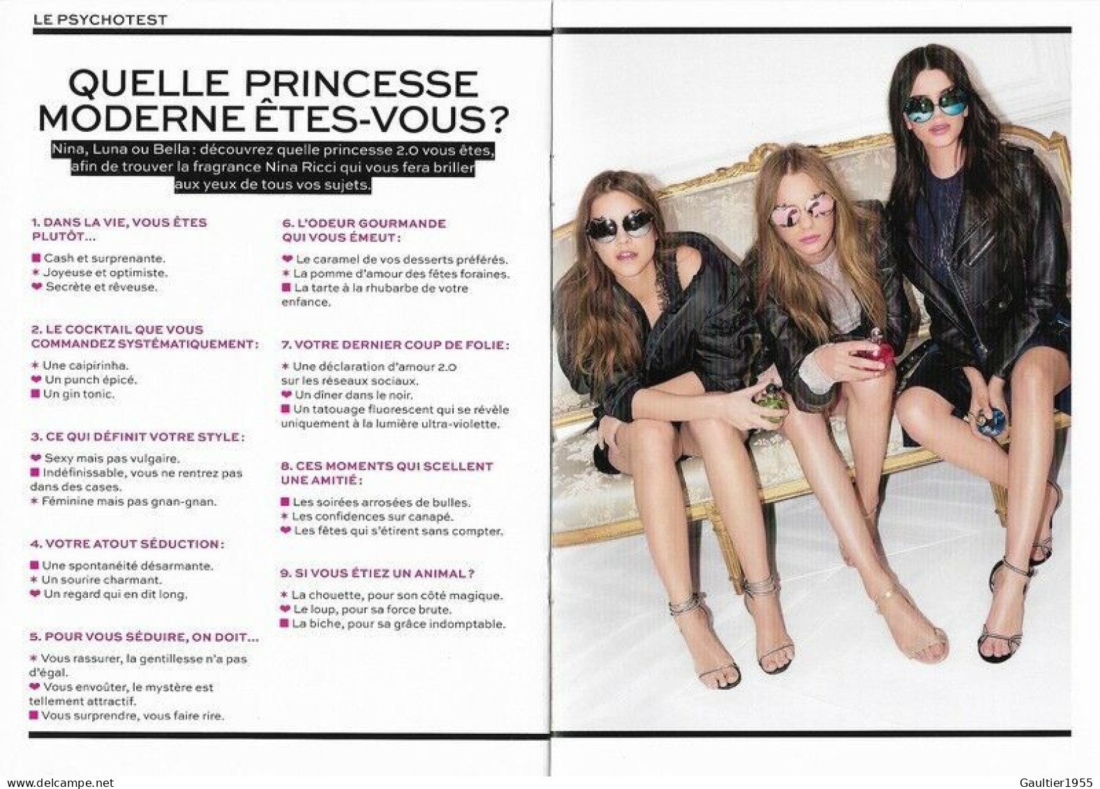 Livret Publicitaire - Princesslife De Nna Ricci - Publicités Parfum (journaux)