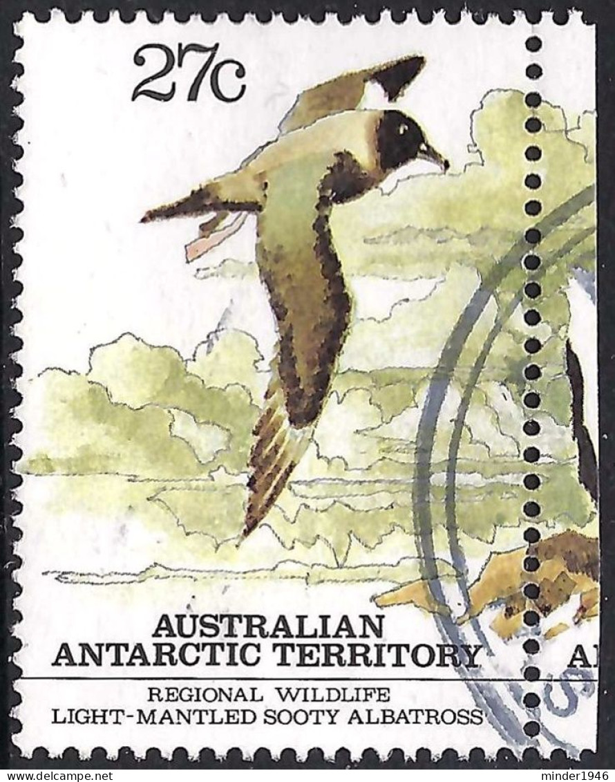 AUSTRALIAN ANTARCTIC TERRITORY (AAT) 1983 QEII 27c Multicoloured, Regional Wildlife-Albatross SG55 FU From Stripe - Gebraucht