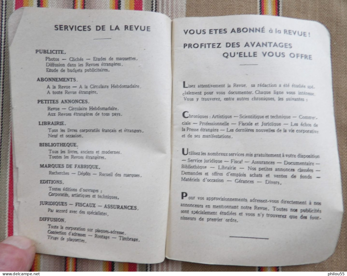 75 PARIS 8e Agenda BIJOUTIERS HORLOGERS 1952 Honneur Patrie - Otros & Sin Clasificación