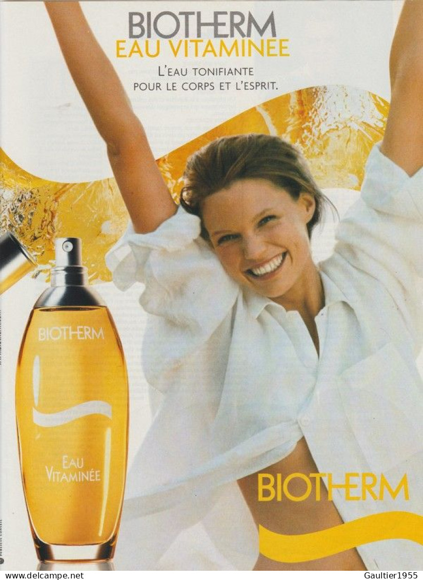 Publicité Papier - Advertising Paper - Biotherm - Publicidad (gacetas)