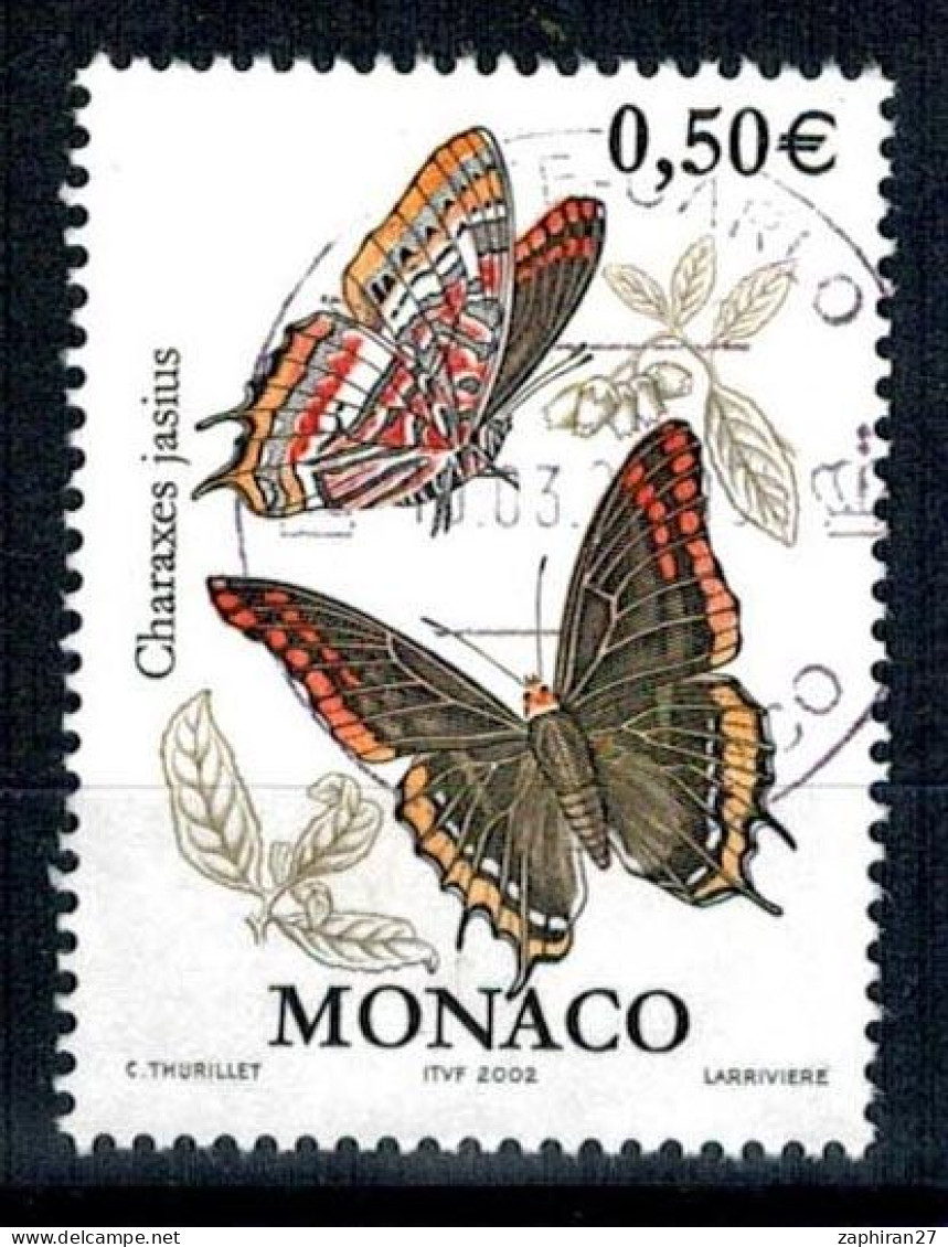 2002 CHARAXES JASIUS MONACO OBLITERE  #234# - Oblitérés