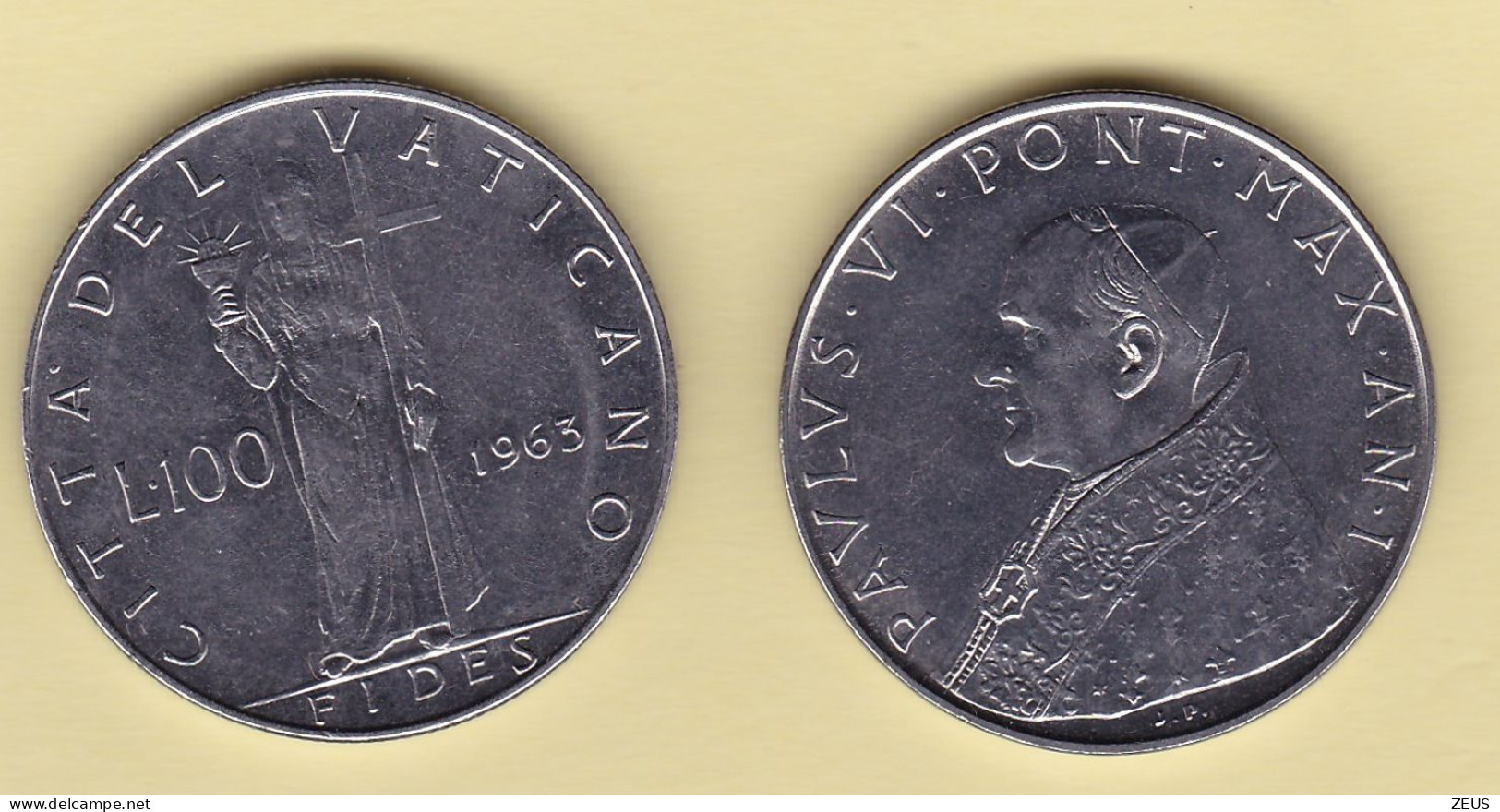 100 Lire 1963 VATICANO GIOVANNI XXIII - Vatican