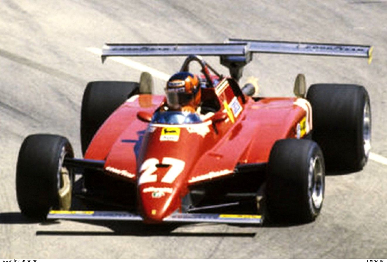 Voitures De Course F1 - Ferrari 126C2 (1982) - Pilote:Gilles Villeneuve (CAN) - 15x10cms PHOTO - Automobile