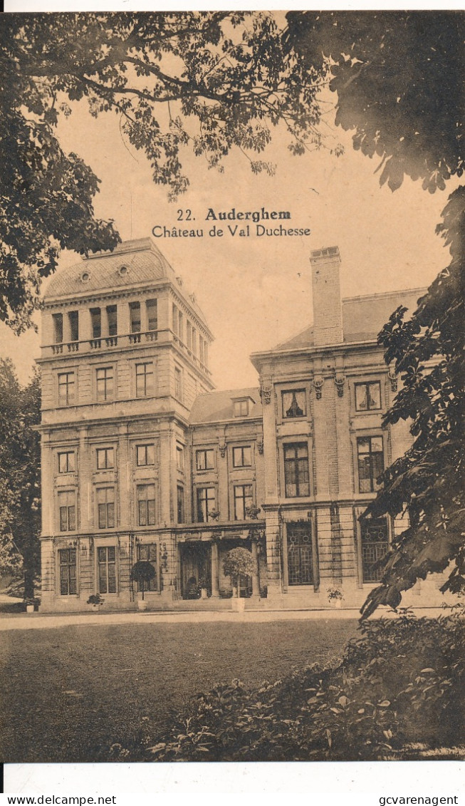 BRUXELLES   AUDERGHEM  CHATEAU DE VAL DUCHESSE      ZIE AFBEELDINGEN - Oudergem - Auderghem