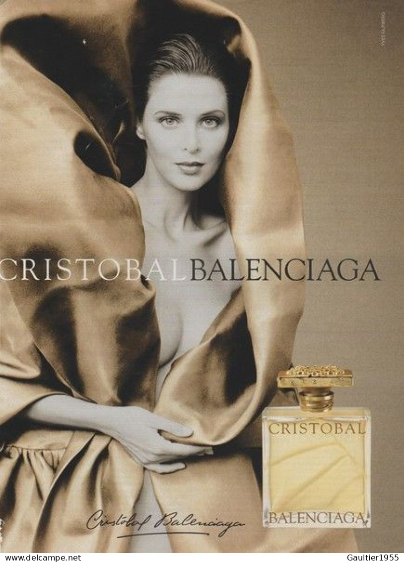 Publicité Papier - Advertising Paper - Cristobal De Balenciaga - Publicidad (gacetas)